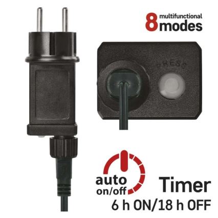 LED гирлянд 300xLED/8 режима, 35m, студено бяло