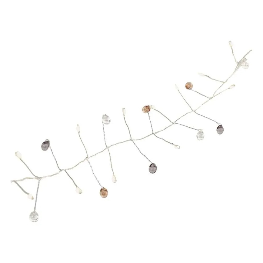 LED  гирлянд 40xLED/3xAA 1,5 m топла бяла