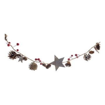 LED  гирлянда 10xLED/3xAA 2,5m топло бяло