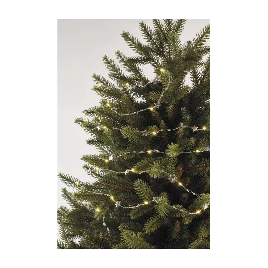 LED  гирлянда 20xLED/2xAA 2,2 m топла бяла