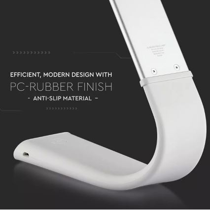 LED Гъвкав димируема настолна лампа LED/6,5W/5V 2000 mAh 3000K/4500K/6000K