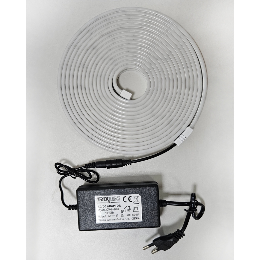 LED Гъвкав лента NEON LED/10W/230V 5 м IP65 бял