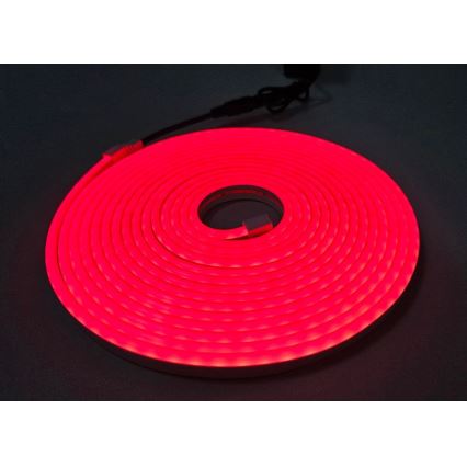 LED Гъвкав лента NEON LED/10W/230V 5 м IP65 червен
