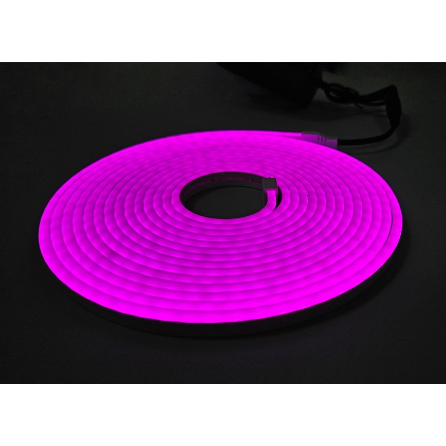 LED Гъвкав лента NEON LED/10W/230V 5 м IP65 лилава