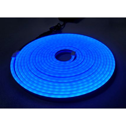 LED Гъвкав лента NEON LED/10W/230V 5 м IP65 син