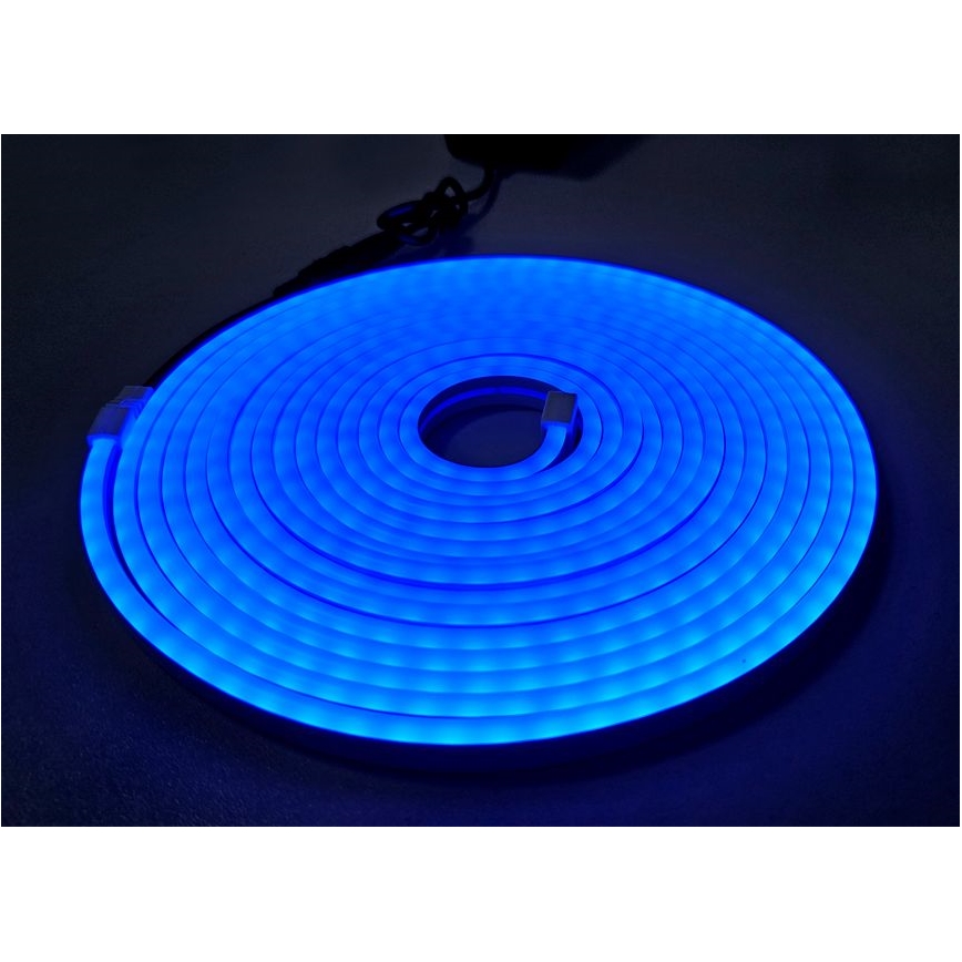 LED Гъвкав лента NEON LED/10W/230V 5 м IP65 син