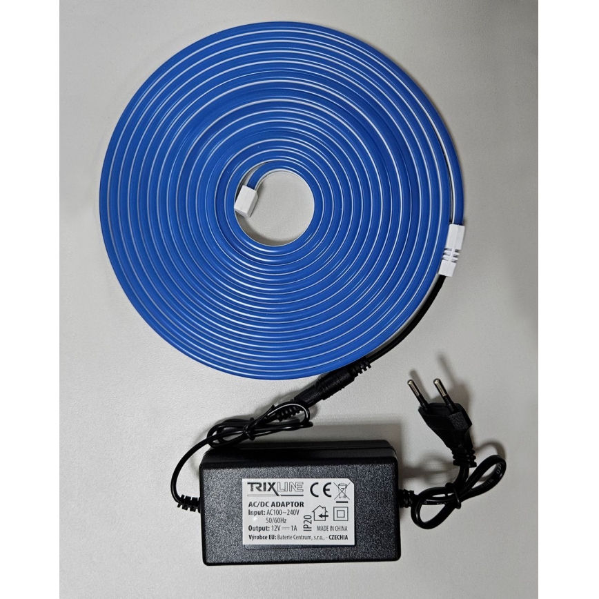 LED Гъвкав лента NEON LED/10W/230V 5 м IP65 син