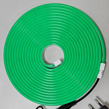 LED Гъвкав лента NEON LED/10W/230V 5 м IP65 зелен