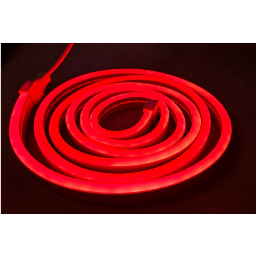 LED Гъвкав лента NEON LED/5V USB 1,8 м червен