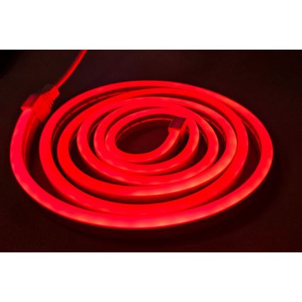 LED Гъвкав лента NEON LED/5V USB 1,8 м червен