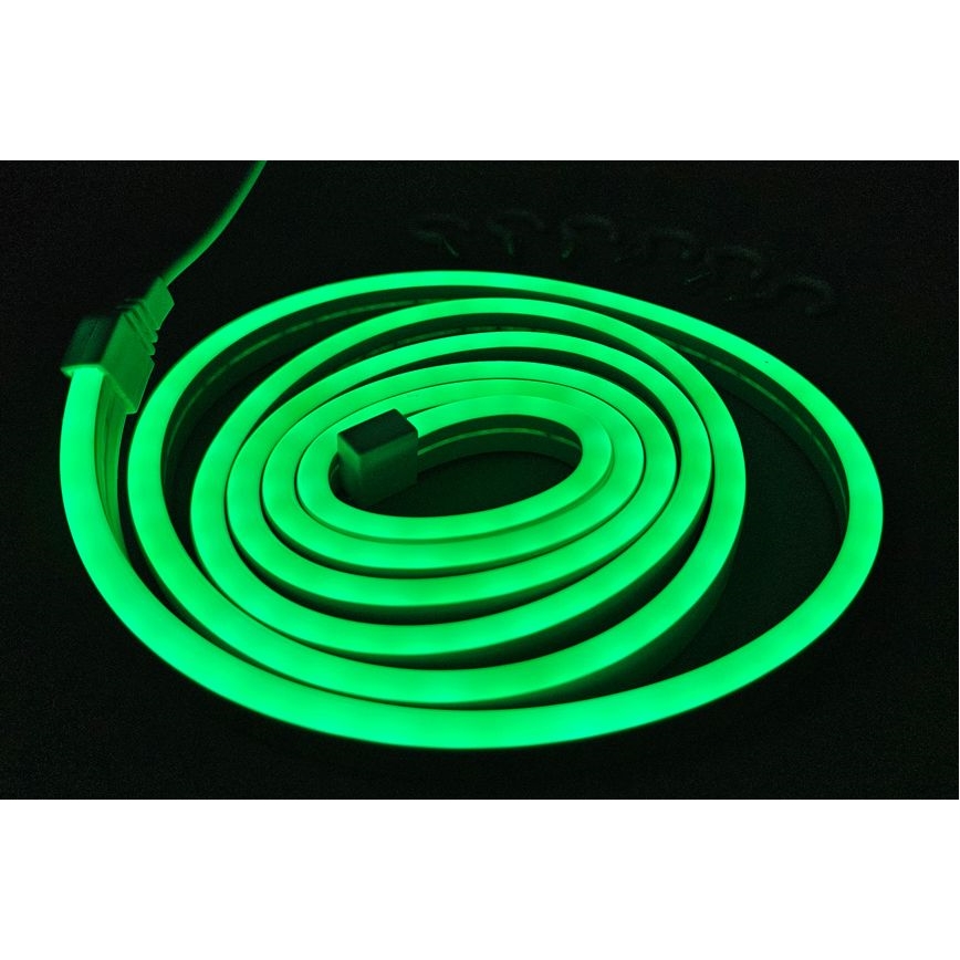 LED Гъвкав лента NEON LED/5V USB 1,8 м зелен