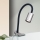 LED Гъвкав настолна лампа с щипка KURT LED/5W/230V сребрист
