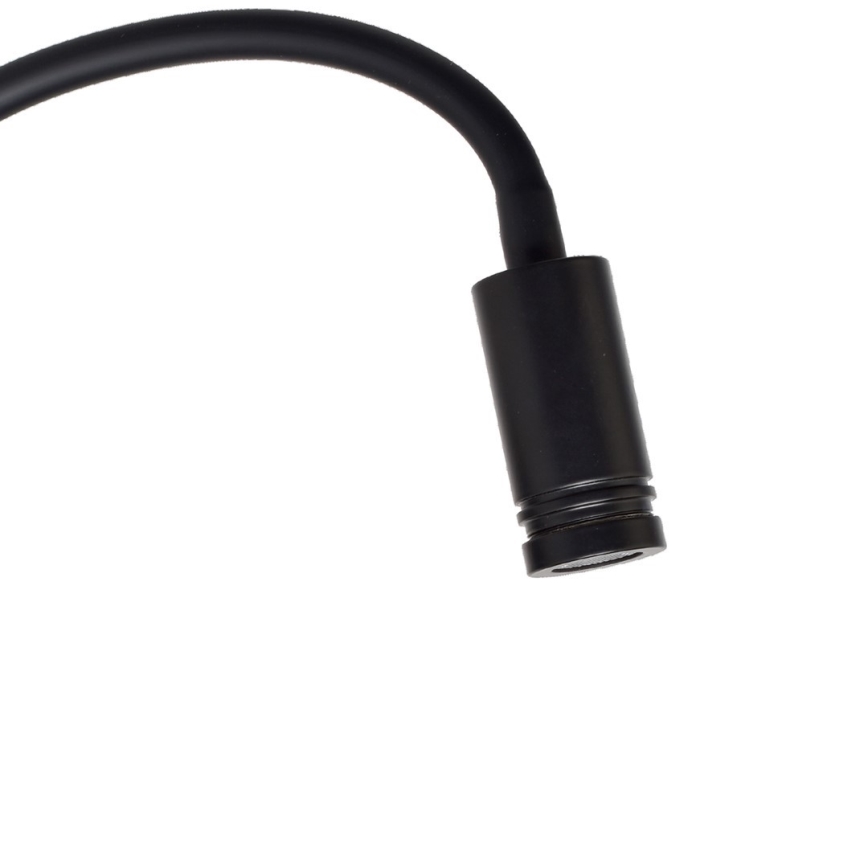 LED Гъвкав wall малко лампа BASE 1xLED/8W+1xLED/2W/230V черен/сребрист