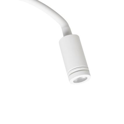 LED Гъвкав wall малко лампа с USB BASE 1xLED/8W+1xLED/2W/230V бял