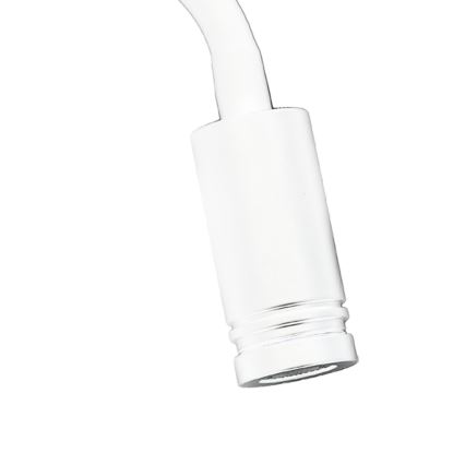 LED Гъвкав wall малко лампа с USB BASE 1xLED/8W+1xLED/2W/230V бял/сребрист