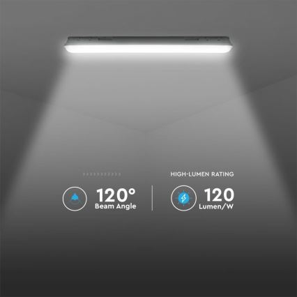 LED индустриална флуоресцентна лампа с авариен модул EMERGENCY LED/36W/230V 6500K 120 см IP65