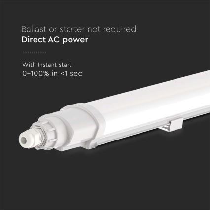 LED индустриална флуоресцентна лампа LED/18W/230V 6500K IP65 60 см