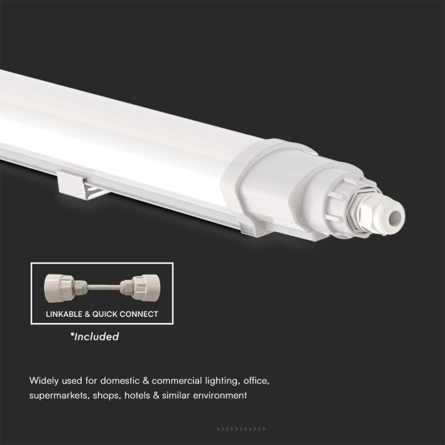 LED индустриална флуоресцентна лампа LED/48W/230V 6500K IP65 150 см