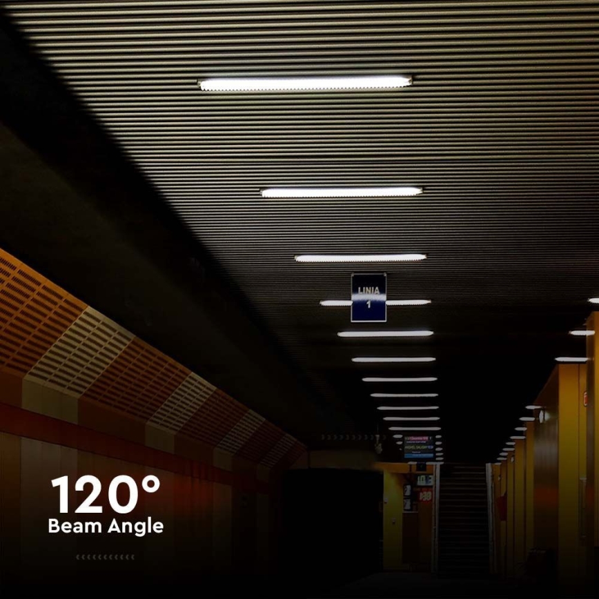 LED индустриална флуоресцентна лампа LED/48W/230V 6500K IP65 150 см