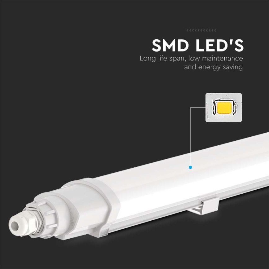 LED индустриална флуоресцентна лампа LED/48W/230V 6500K IP65 150 см