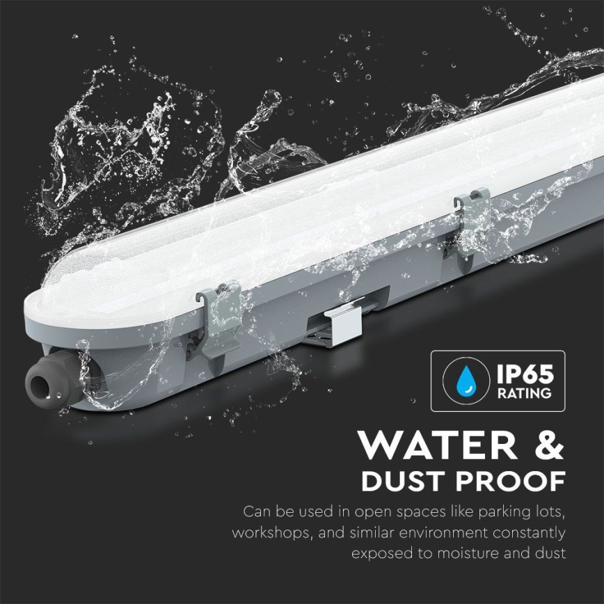 LED Индустриална флуоресцентна лампа M-SERIES LED/48W/230V 4000K 150см IP65