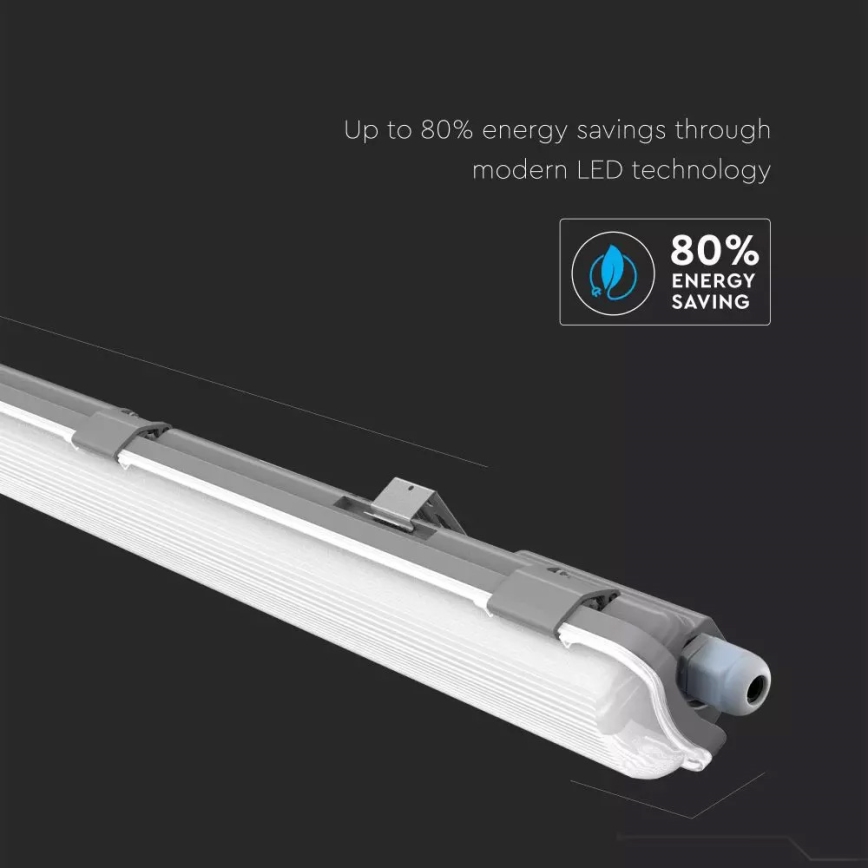 LED индустриална флуоресцентна лампа T8 1xG13/18W/230V 4000K 120 см IP65