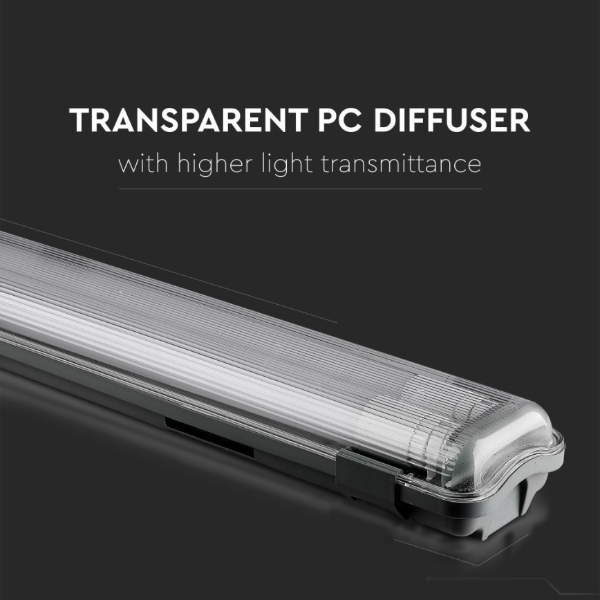 LED индустриална флуоресцентна лампа T8 2xG13/22W/230V IP65 6400K 156 см