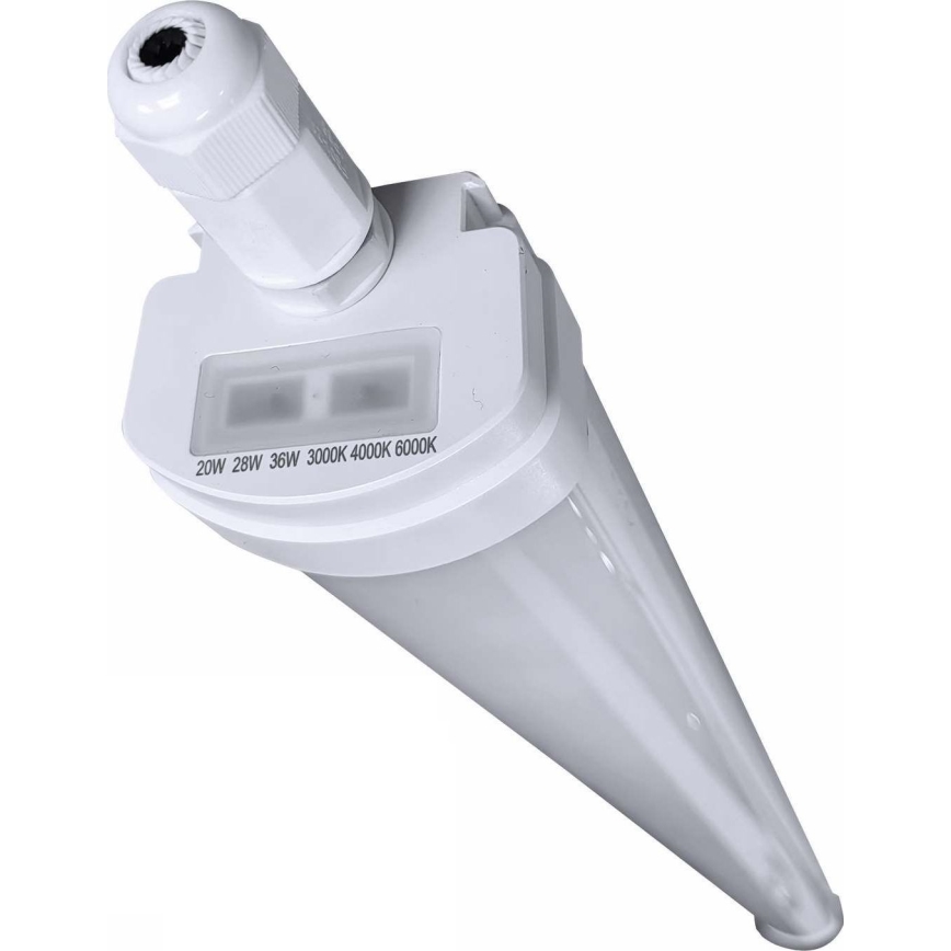LED Димируем индустриален флуоресцентен лампа VOLITER LED/20/28/36W/230V 3000/4000/6000K 120 см IP65 бял