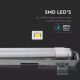 LED Индустриална флуоресцентна лампа T8 2xG13/10W/230V 4000K 60см IP65