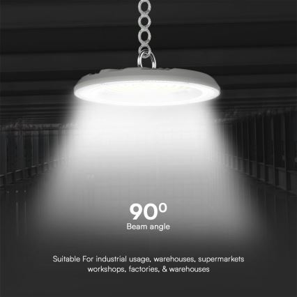 LED Индустриална лампа High Bay LED/100W/230V 3000/4000/6500K IP65 ø 23,5 см