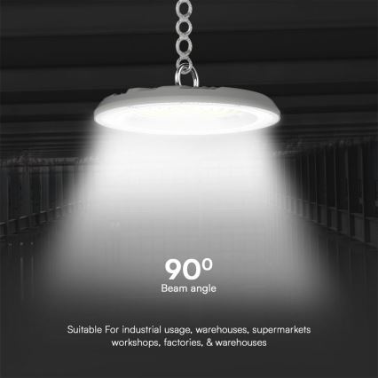 LED Индустриална лампа High Bay LED/150W/230V 3000/4000/6500K IP65 ø 27,7 см