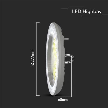 LED Индустриална лампа High Bay LED/150W/230V 3000/4000/6500K IP65 ø 27,7 см