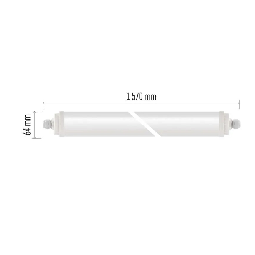 LED Индустриална лампа LED/51W/230V IP65 4000K 157 см