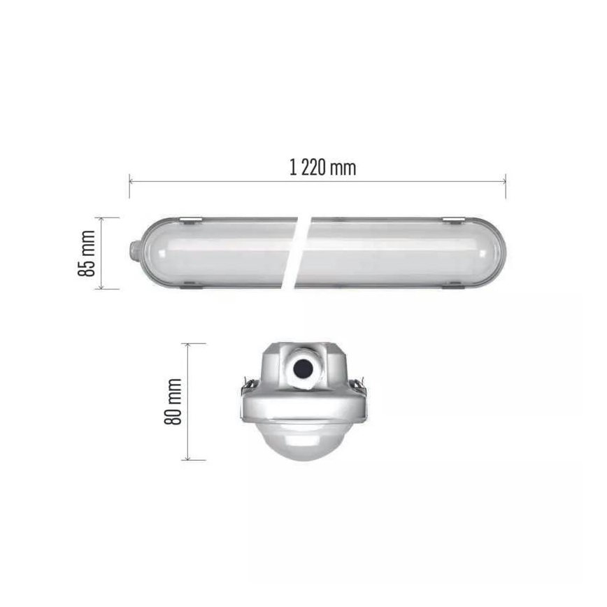 LED Индустриална лампа с авариен модул EMERGENCY LED/40W/230V 4000K 122 см IP66