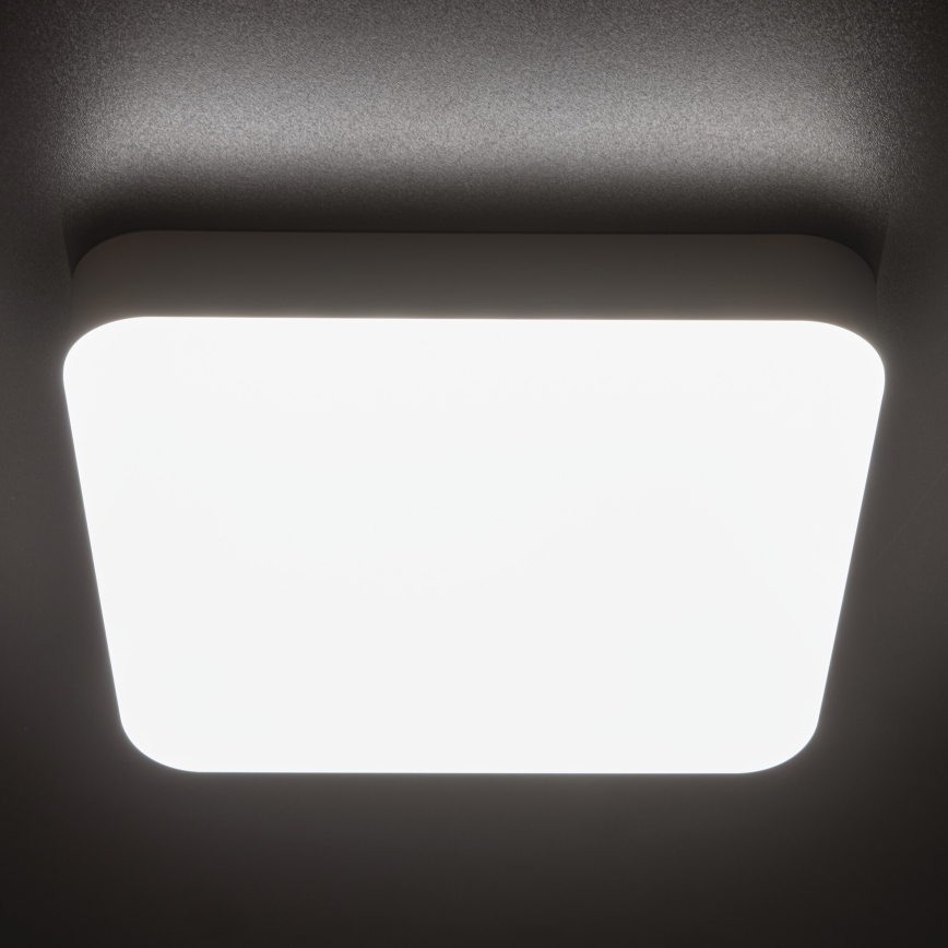 LED Индустриална лампа за таван със сензор за движение IPER LED/26W/230V IK10 IP65 ъглов бял
