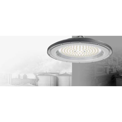 LED Индустриална техническа лампа HIGHBAY LED/100W/230V 4500K IP65 сив