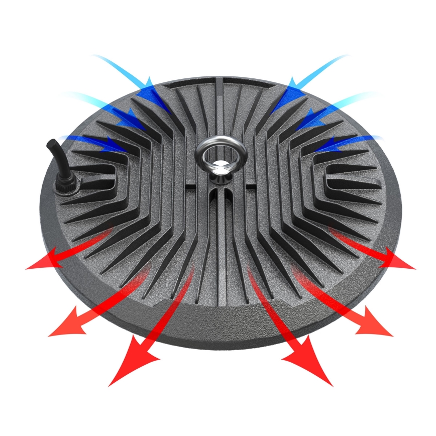 LED Индустриална техническа лампа HIGHBAY LED/100W/230V 4500K IP65 сив