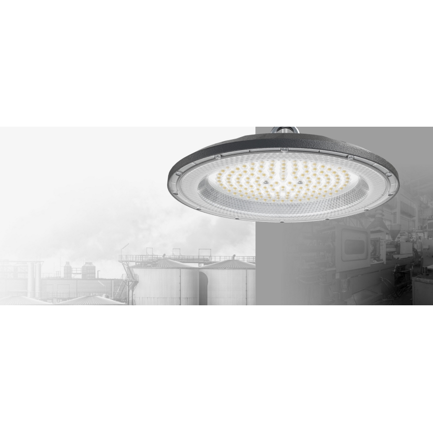 LED Индустриална техническа лампа HIGHBAY LED/200W/230V 4500K IP65 сив