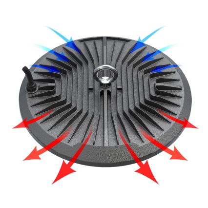 LED Индустриална техническа лампа HIGHBAY LED/200W/230V 4500K IP65 сив