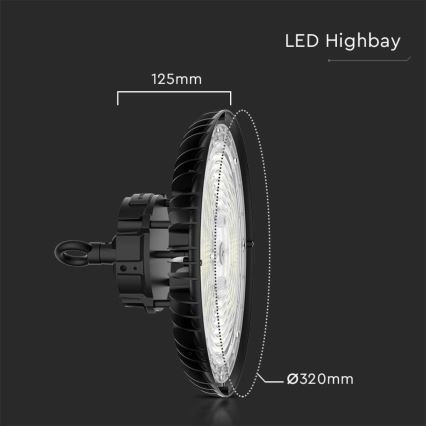 LED Индустриално осветително тяло High Bay LED/200W/230V 3000K/4000K/6000K IP65