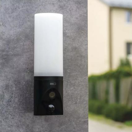 LED Умна външна камера с осветление GoSmart LED/12W/230V 3200K IP65 Wi-Fi Tuya черна