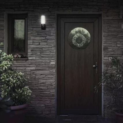 LED Умна външна камера с осветление GoSmart LED/12W/230V 3200K IP65 Wi-Fi Tuya черна