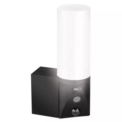 LED Умна външна камера с осветление GoSmart LED/12W/230V 3200K IP65 Wi-Fi Tuya черна