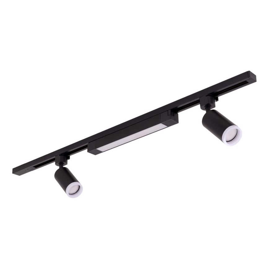 LED Източник на светлина за релсовата система TRACER 2xGU10/10W/230V + LED/20W 1 м черен