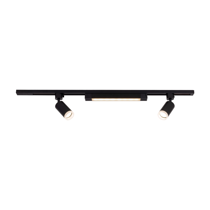 LED Източник на светлина за релсовата система TRACER 2xGU10/10W/230V + LED/20W 1 м черен