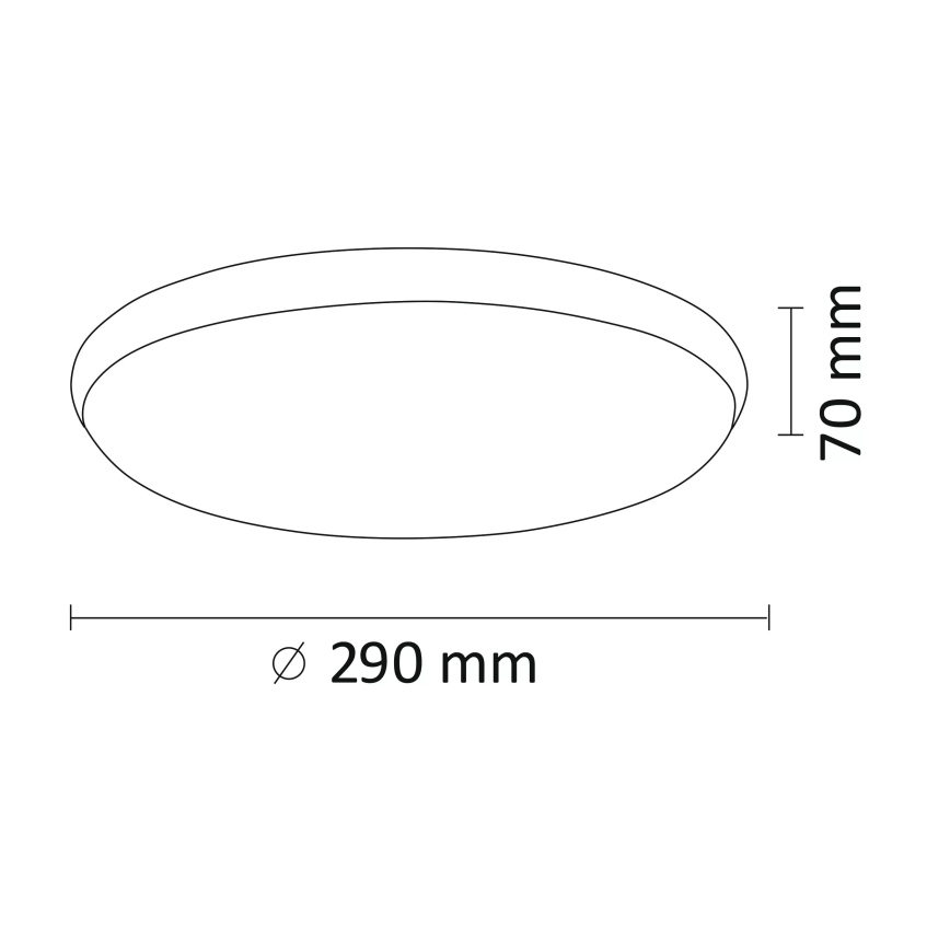 LED Лампа KERN LED/15W/230V никел