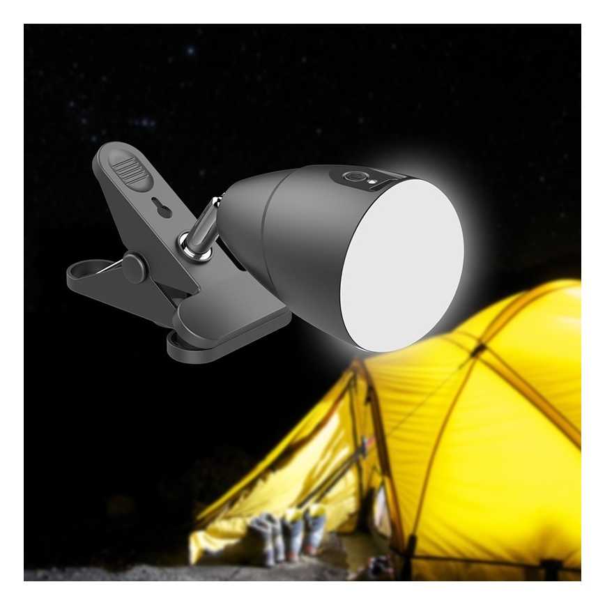 LED Лампа KLIP с USB зареждане LED/5W/5V 4000K