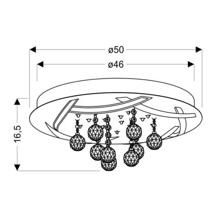 LED Лампа KORFU LED/30W/230V