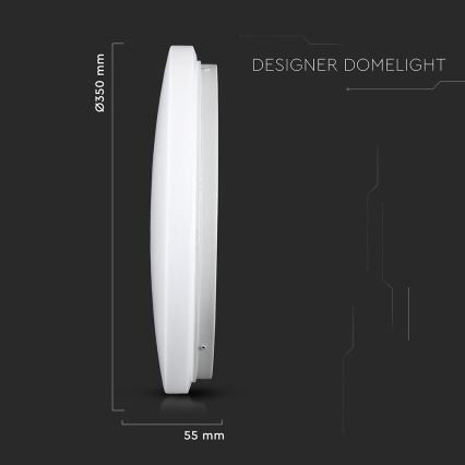 LED Лампа LED/24W/230V 35cм 3000K/4000K/6400K млечно-бяла