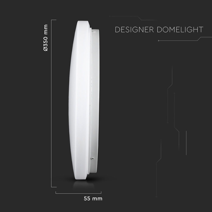 LED Лампа LED/24W/230V 35cм 3000K/4000K/6400K млечно-бяла
